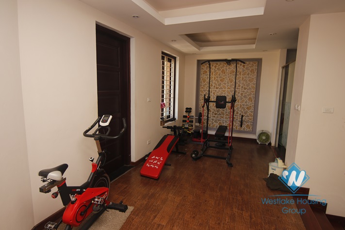 Big 05 bedrooms house with yard and nice garden for rent in Ba Dinh area.